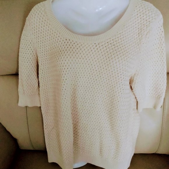 Banana Republic Sweaters - BANANA REPUBLIC WOMEN SHORT SLEEVES KNIT SWEATER X-LARGE
